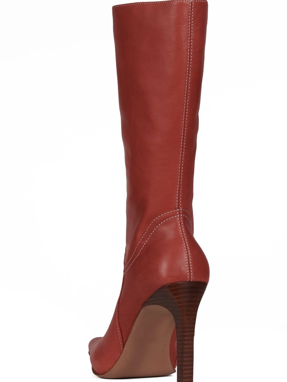 Jeffrey Campbell Dotty Boots - Dusty Red size 9.5 - Picture 3 of 8